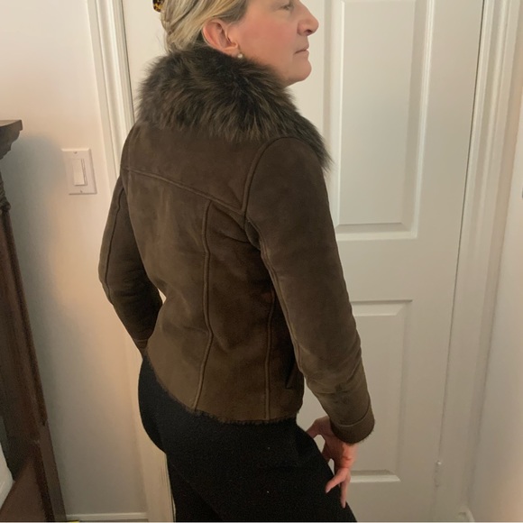 RARE Longchamp sheepskin and fox jacket - Picture 4 of 14
